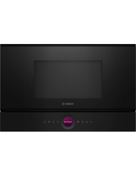 Bosch Serie 8 BFR7221B1 micro-onde Intégré Micro-onde simple 21 L 900 W Noir