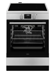 AEG CIB6641ABM Cuisinière Electrique Plaque avec zone à induction Acier inoxydable A