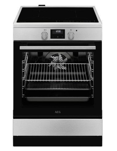 AEG CIB6641ABM Cuisinière Electrique Plaque avec zone à induction Acier inoxydable A