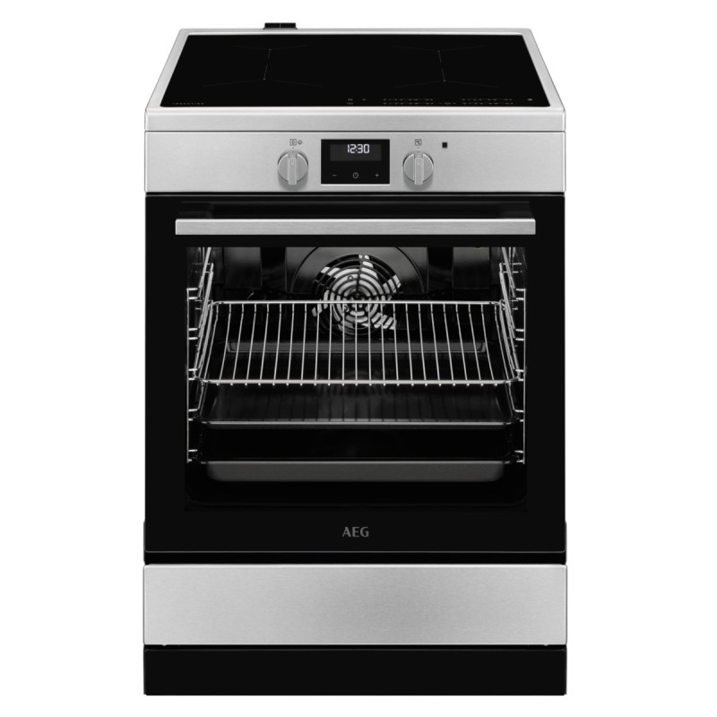 AEG CIB6641ABM Cuisinière Electrique Plaque avec zone à induction Acier inoxydable A