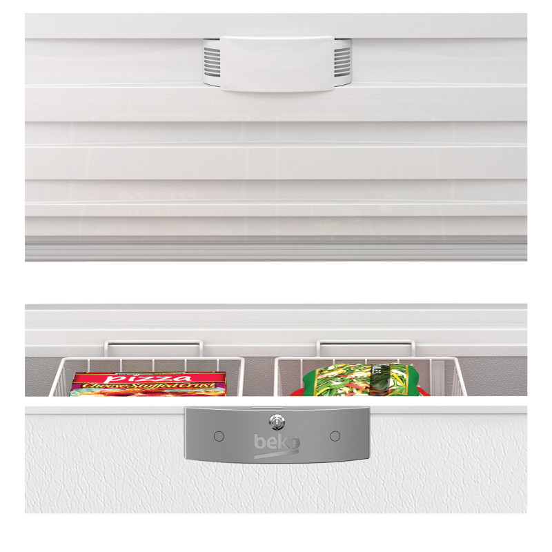 Beko HSM22340 congélateur Congélateur coffre Pose libre 230 L D Blanc