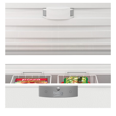 Beko HSM22340 congélateur Congélateur coffre Pose libre 230 L D Blanc