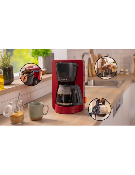 Bosch TKA3M134 koffiezetapparaat Filterkoffiezetapparaat 1,25 l