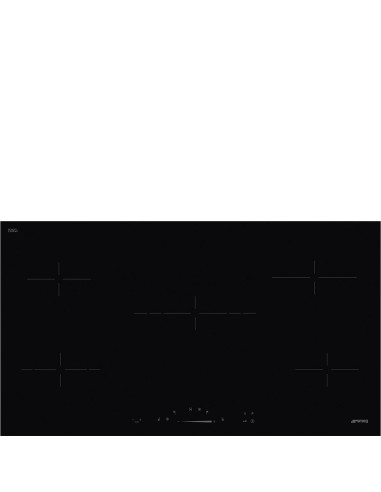 Smeg Universal SE495ETD plaque Noir Intégré 90 cm Céramique 5 zone(s)