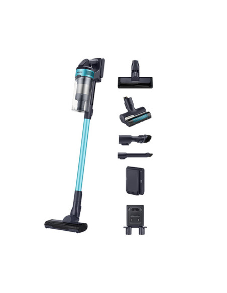 Samsung VS15A6031R1 aspirateur de table Noir, Chrome, Couleur menthe, Bleu Sans sac