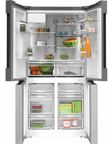 Bosch Serie 6 KFD96APEA frigo américain Pose libre 574 L E Acier inoxydable