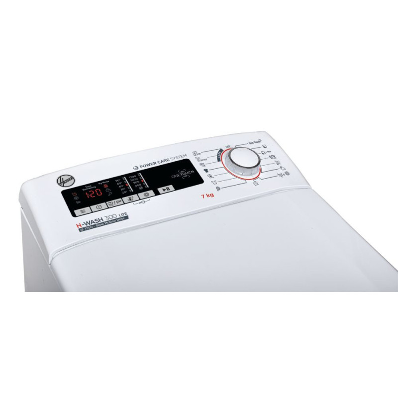 Hoover H-WASH 300 LITE H3TM 27TACE 1-S machine à laver Charge par dessus 7 kg 1200 tr min Blanc