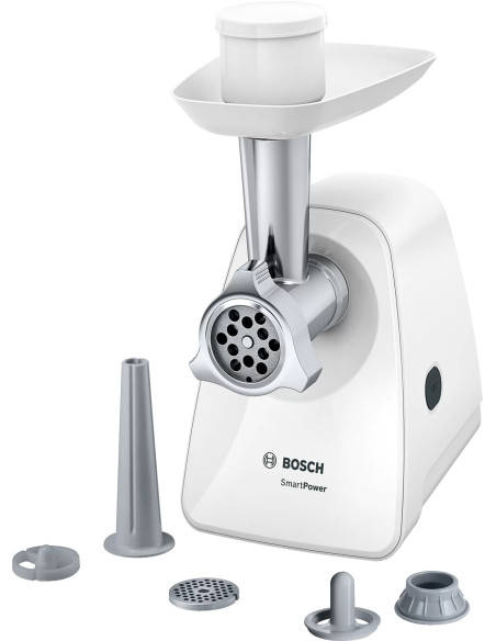 Bosch MFW2520W vleesmolen 1500 W Roestvrijstaal, Wit