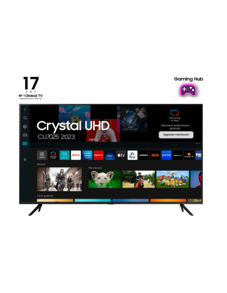 Samsung Series 7 TU43CU7025K 109,2 cm (43") 4K Ultra HD Smart TV Wifi Zwart