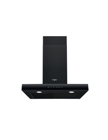 Whirlpool WHBS62FLTK afzuigkap Muurmontage Zwart 581 m³ uur A