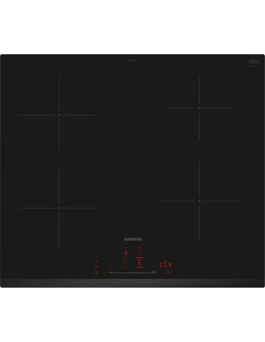 Siemens iQ100 EH63KHEB1E plaque Noir Intégré Plaque avec zone à induction 4 zone(s)