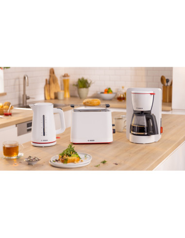 Bosch TAT3M121 broodrooster 4 snede(n) 950 W Wit