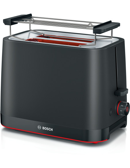 Bosch TAT3M123 broodrooster 2 snede(n) 950 W Zwart
