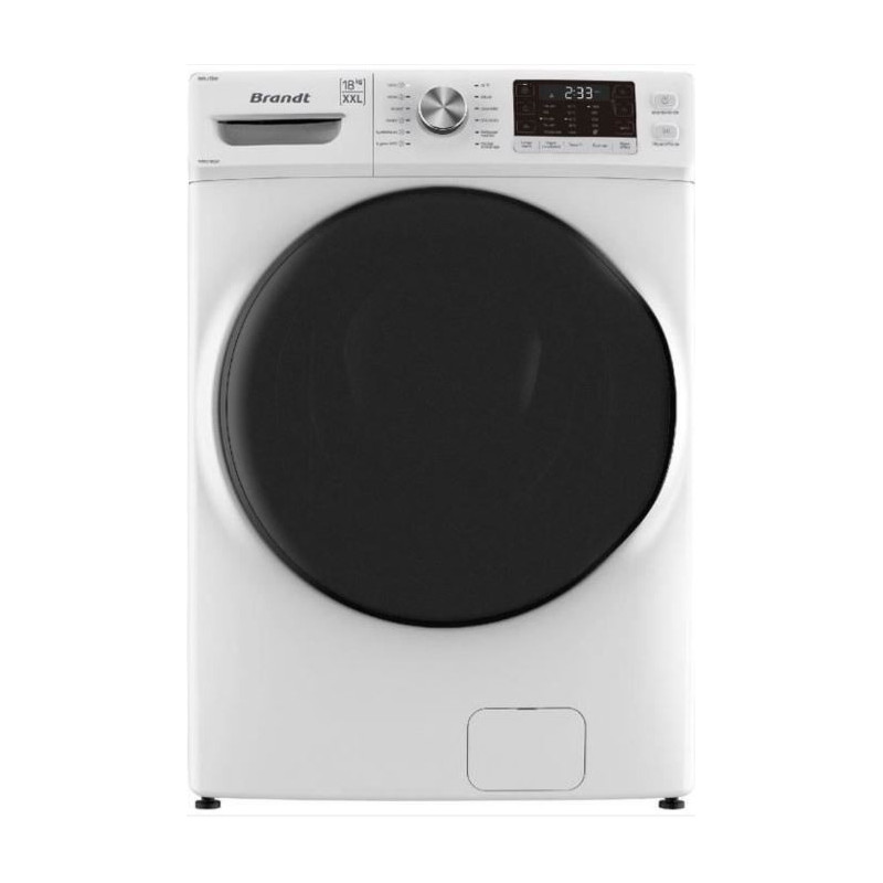 Brandt WFB218QW Lave-linge 8 kg 1000 tr/min OptiA 39 min Fresh Start