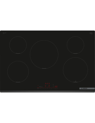 Bosch Serie 6 PIV831HC1E plaque Noir Intégré 80 cm Plaque sans zone à induction 5 zone(s)