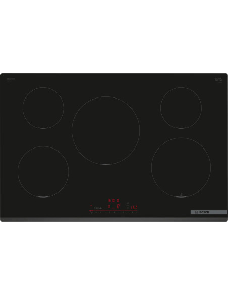 Bosch Serie 6 PIV831HC1E plaque Noir Intégré 80 cm Plaque sans zone à induction 5 zone(s)