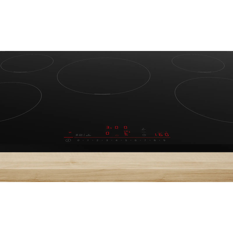 Bosch Serie 6 PIV831HC1E plaque Noir Intégré 80 cm Plaque sans zone à induction 5 zone(s)