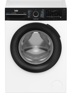 Beko b300 BM3WFU41041B wasmachine Voorbelading 10 kg 1400 RPM Zwart, Wit