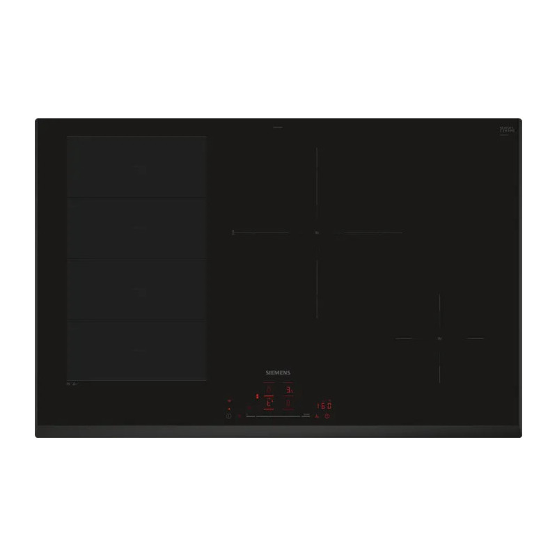 Siemens iQ700 EX851HEC1E plaque Noir Intégré 80 cm Plaque avec zone à induction 4 zone(s)