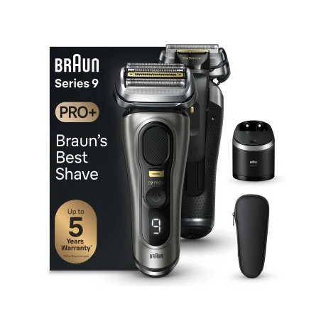 Braun Series 9 Pro+ 9565cc Wet & Dry Rasoir à grille Tondeuse Métallique
