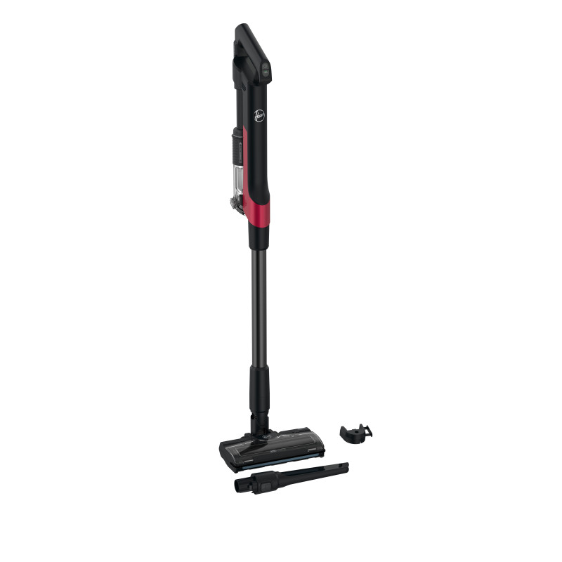 Hoover HF210H 011 Aspirateur-balai 2 en 1 Batterie Sec EPA Sans sac 165 W Noir, Rouge