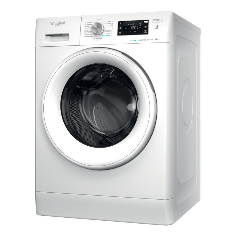 Whirlpool FFB 8489 WV EE machine à laver Charge avant 8 kg 1400 tr min Blanc