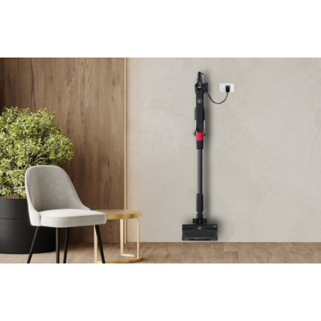 Hoover HF210H 011 Aspirateur-balai 2 en 1 Batterie Sec EPA Sans sac 165 W Noir, Rouge