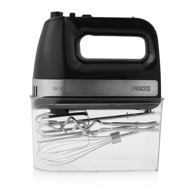 Princess 222206 Handmixer 500 W Zwart, Zilver