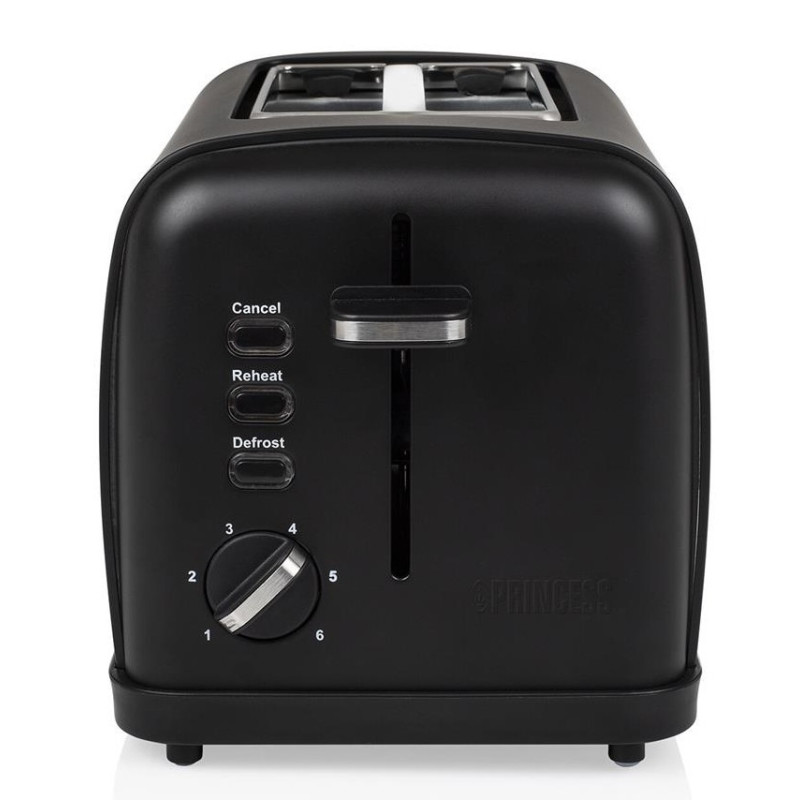 Princess 01.142396.01.001 Grille-pain - Inox noir