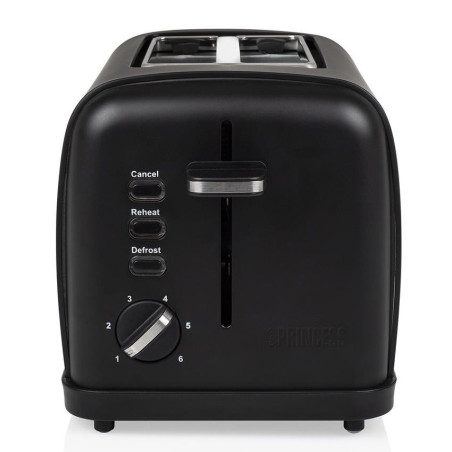 Princess 01.142396.01.001 Grille-pain - Inox noir