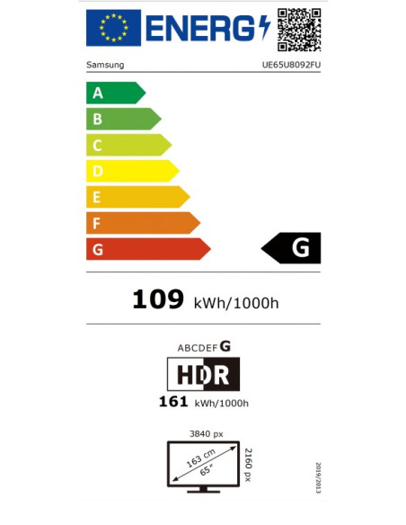 SAMSUNG UE65U8092