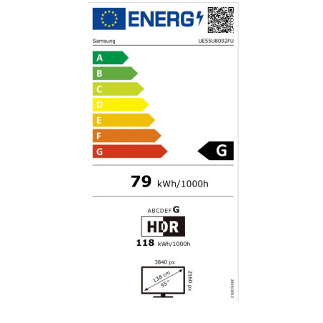 SAMSUNG UE55U8092