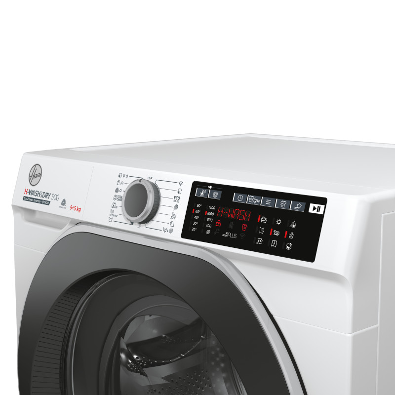 Hoover H-WASH&DRY 500 HD 495AMBS 1-S machine à laver avec sèche linge Pose libre Charge avant Blanc D