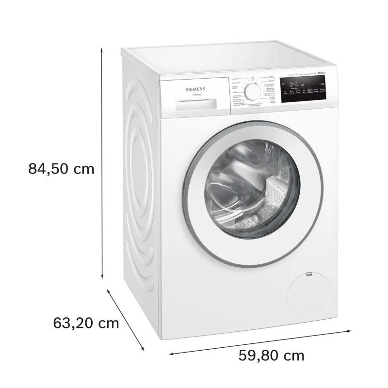 Siemens WM14N27BFG Lave-linge 8 kg 1400 tr/min speedPack L iQdrive
