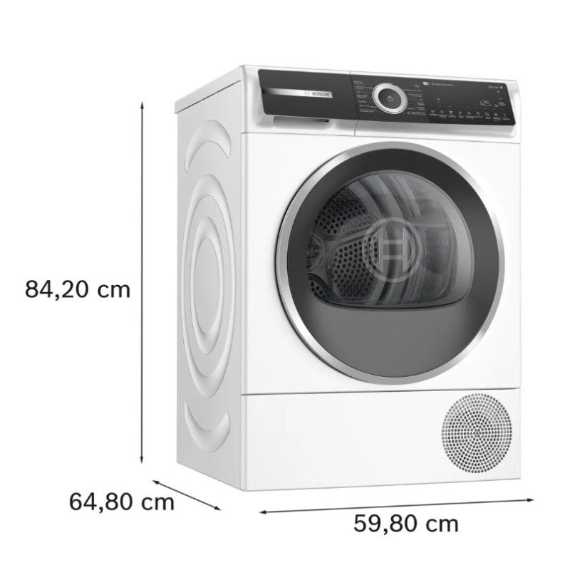 BOSCH WQH246DPFG Warmtepompdroogkast 9 kg AutoDry SelfCleaning Condenser Home Connect