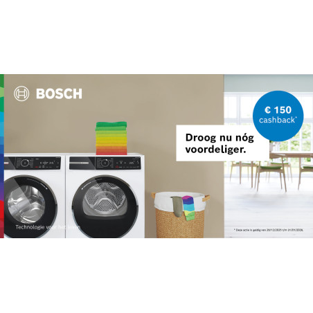 BOSCH WQH246DPFG Warmtepompdroogkast 9 kg AutoDry SelfCleaning Condenser Home Connect