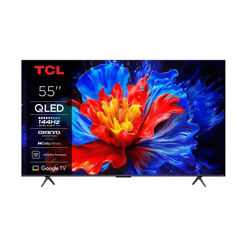 TCL P8K 55P8K TV 139,7 cm (55") 4K Ultra HD Smart TV Wifi Métallique 350 cd m²