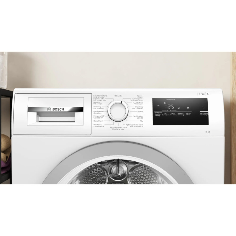 Bosch Serie 4 WTH8520LFG sèche-linge Pose libre Charge avant 8 kg Blanc