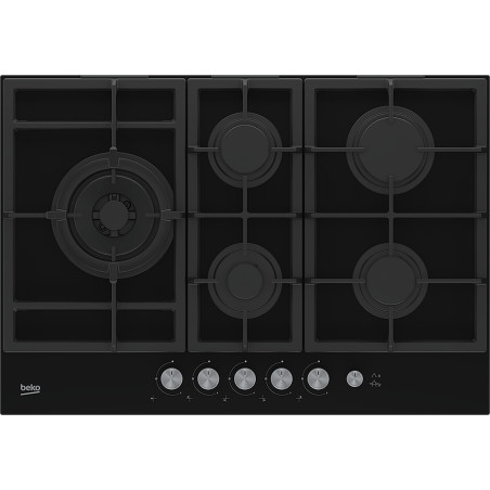 Beko 7718086717 Gas Hob Zwart Gaskookplaat