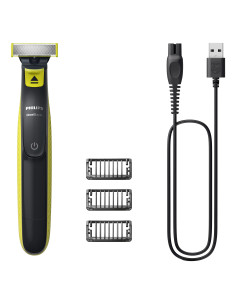 Philips Norelco OneBlade QP2724 10 scheerapparaat Scheerapparaat met scheerblad Trimmer Grijs, Limoen