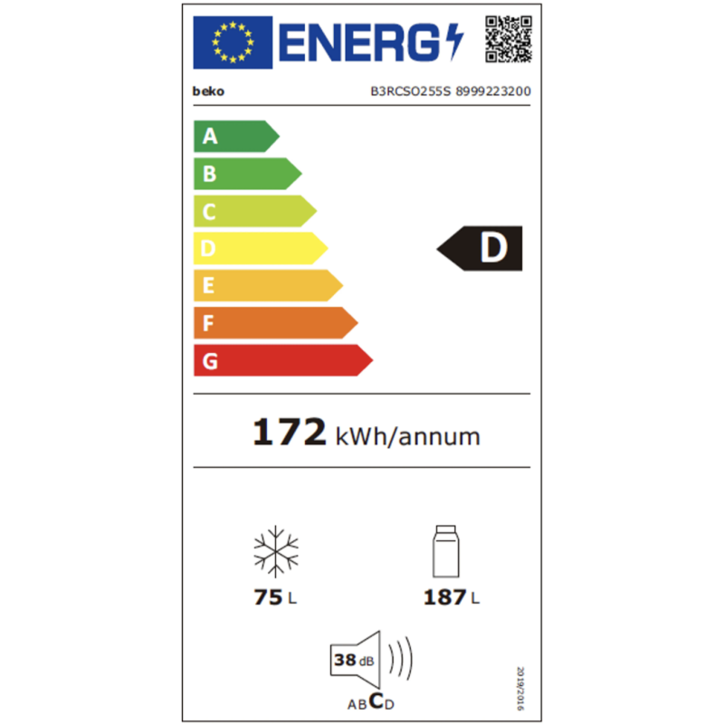 BEKO B3RCSO255S