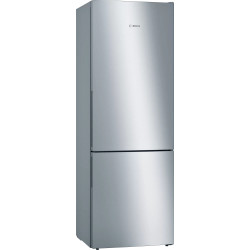 Bosch Serie 6 KGE49AICA réfrigérateur-congélateur Pose libre 419 L Acier inoxydable