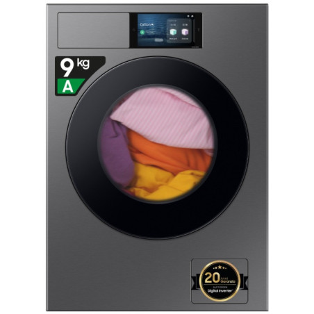 Samsung WF90F09C4SU3 wasmachine Voorbelading 9 kg 1400 RPM Zilver