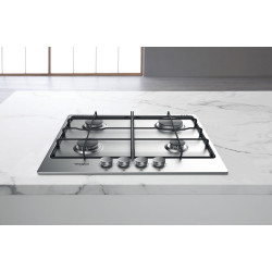 Whirlpool TGML 650 IX Acier inoxydable Intégré 58 cm Gaz 4 zone(s) 2