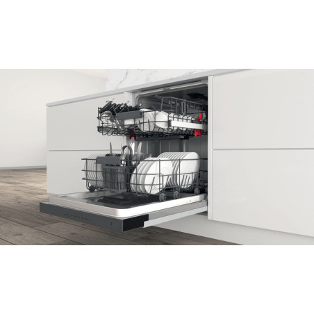 Whirlpool Lave-vaisselle semi-encastrable inox - WBC3C26X -