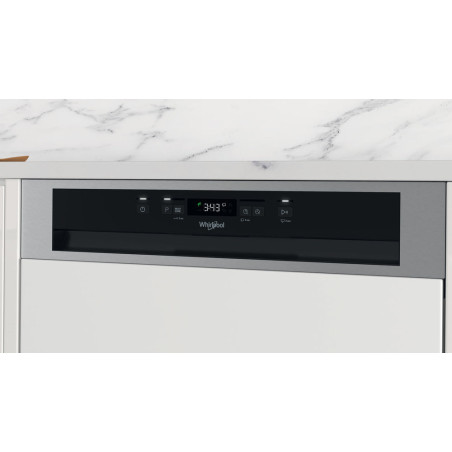 Whirlpool Lave-vaisselle semi-encastrable inox - WBC3C26X -