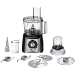Bosch MCM3401M keukenmachine 800 W 2,3 l Zwart, Roestvrijstaal