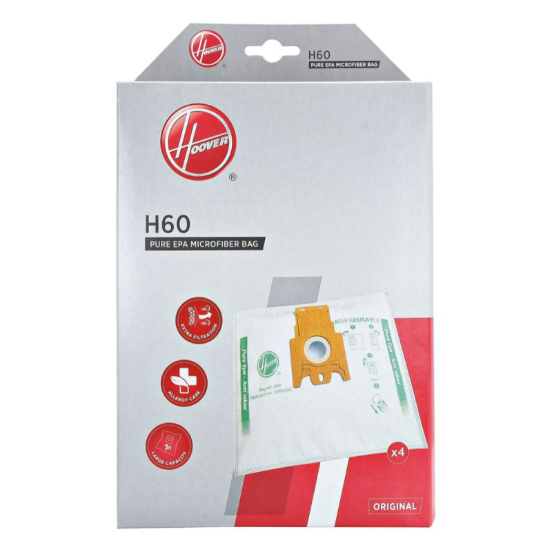 Hoover H60 Sac à poussière Aspirateur réservoir cylindrique