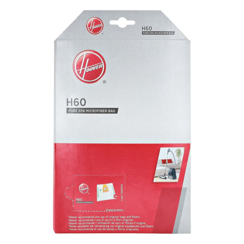 Hoover H60 Sac à poussière Aspirateur réservoir cylindrique