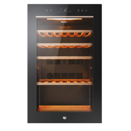 Haier Wine Bank 50 Serie 5 HWS49GA Refroidisseur de vin compresseur Pose libre Noir 49 bouteille(s)